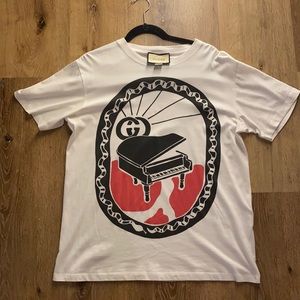 Gucci Piano White Tshirt